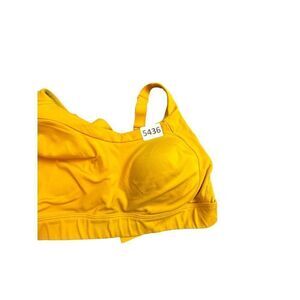 Gymshark Yellow Medium Impact Sports Bra Size s (no tag)